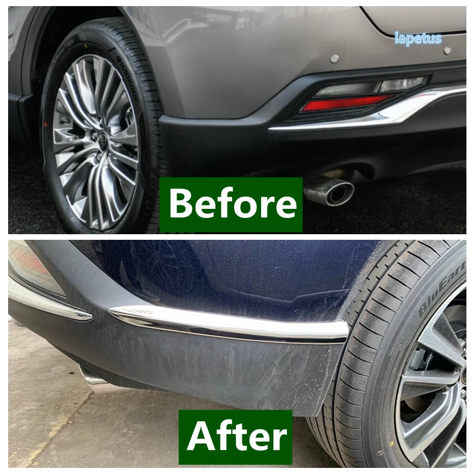 

Front / Rear Bumper Protector Corner Guard Anti-collision Stripes Cover Trim For Toyota Venza / Harrier 2021 - 2024 Accessories