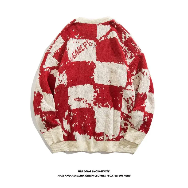 

Laid-ba Sle Thiened, свободный мужской вязаный свитер, осень-зима, Новое поступление, модный брендовый ретро цветной трикотаж Blo