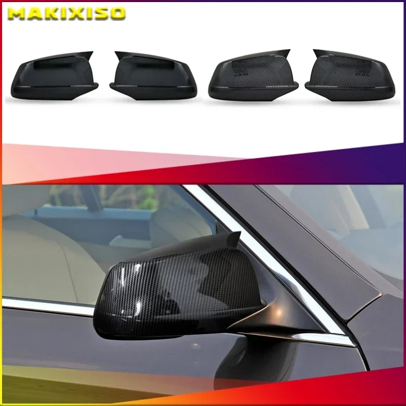 Rearview Mirror Cap Wing Side Mirror Cover Fit For Bmw 5 Series F10 F11 F18 Pre-LCI 2010-2013 Performance Car Accessories