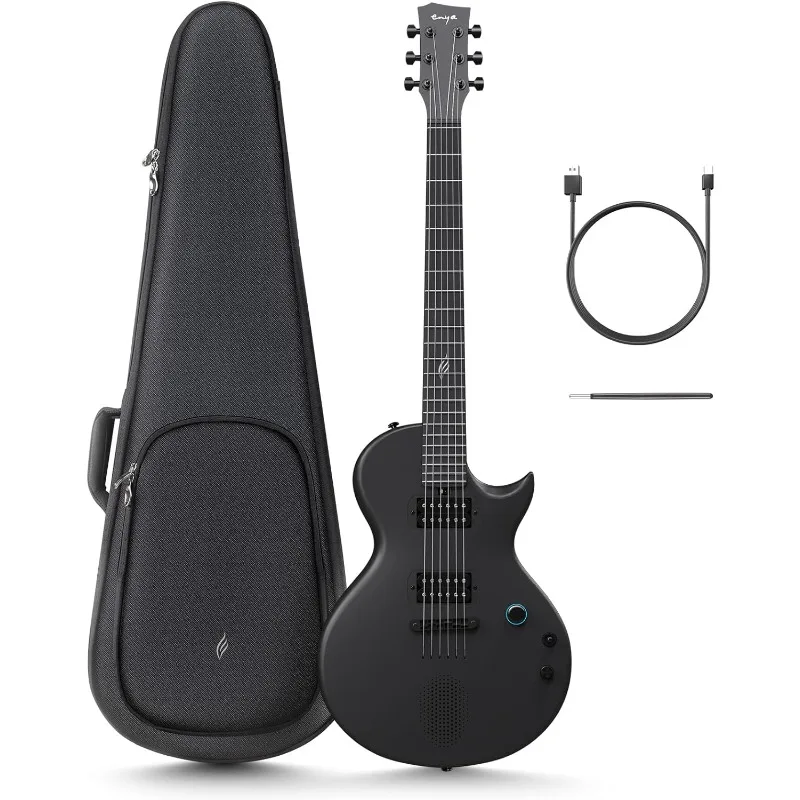 

Enya Electric Guitar Nova Go Sonic Smart Electric Carbon Fiber Guitarra with 10W Wireless Speaker Onboard Presets Charging Cable