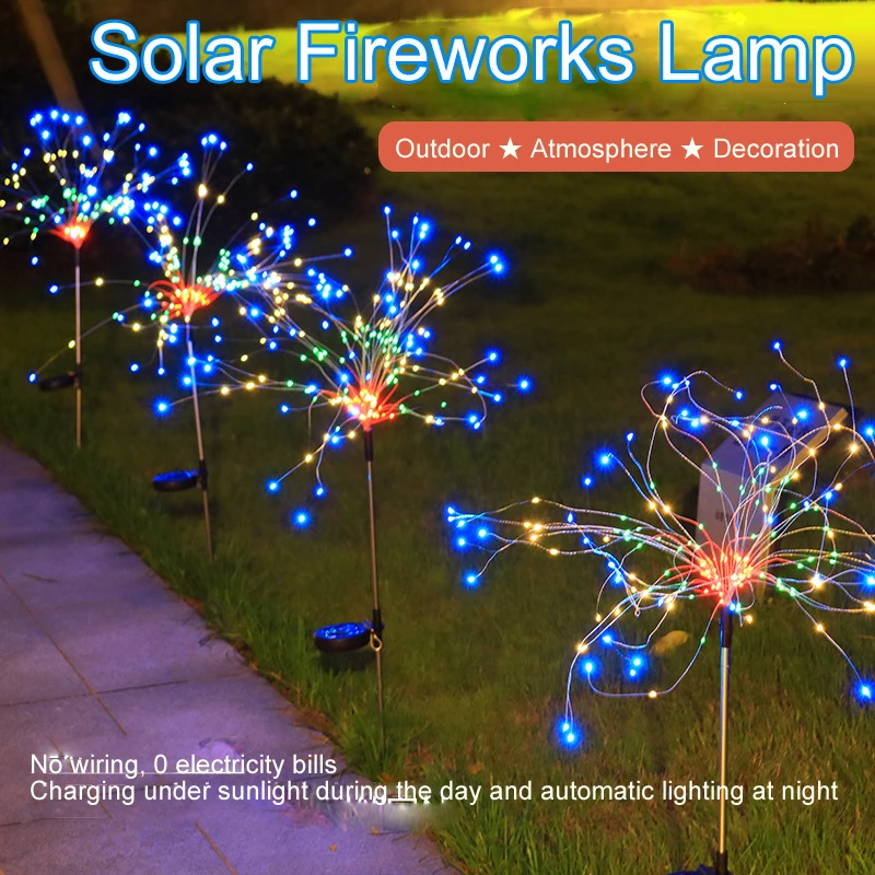 

Solar Powered Flower Lights Simulated Rose Lights Outdoor Courtyard Garden Landscape Lights Dandelion Flower Light