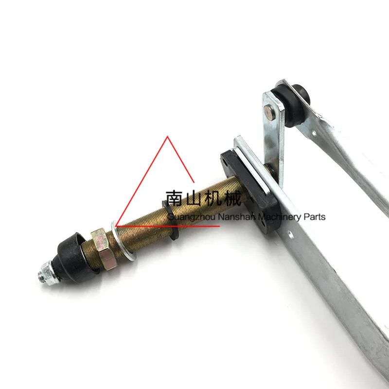 for Doosan dx150/215/260/380/500 wiper motor bracket arm linkage rod excavator digger black