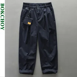 Casual Loose Cargo Trousers for Men Clothing Elastic Waist Vintage Joggers Streetwear Men AZ672
