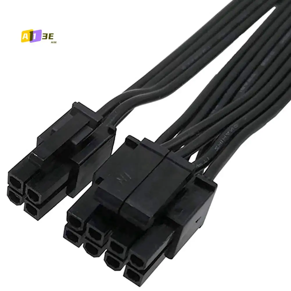 

A13E-ATX CPU 8 Pin Male To Dual Pcie 2 X 8 Pin (6+2) Male Power Cable For Corsair Modular Power Supply (60 Cm + 20 Cm)