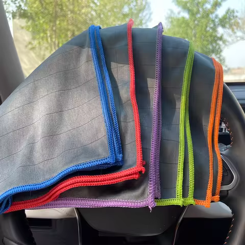 Lint Free Carbon Fiber Cleaning Cloth Glass Window Polishing Streak Free Miracle Easy Clean Rag Reusable for Kitchen Dish