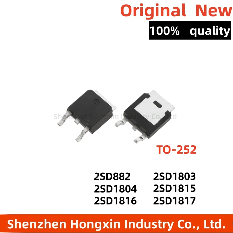 10 piezas 2SD1815 D882M D882 1803 1804 1816 1817 transistor SMD TO-252 transistor NPN