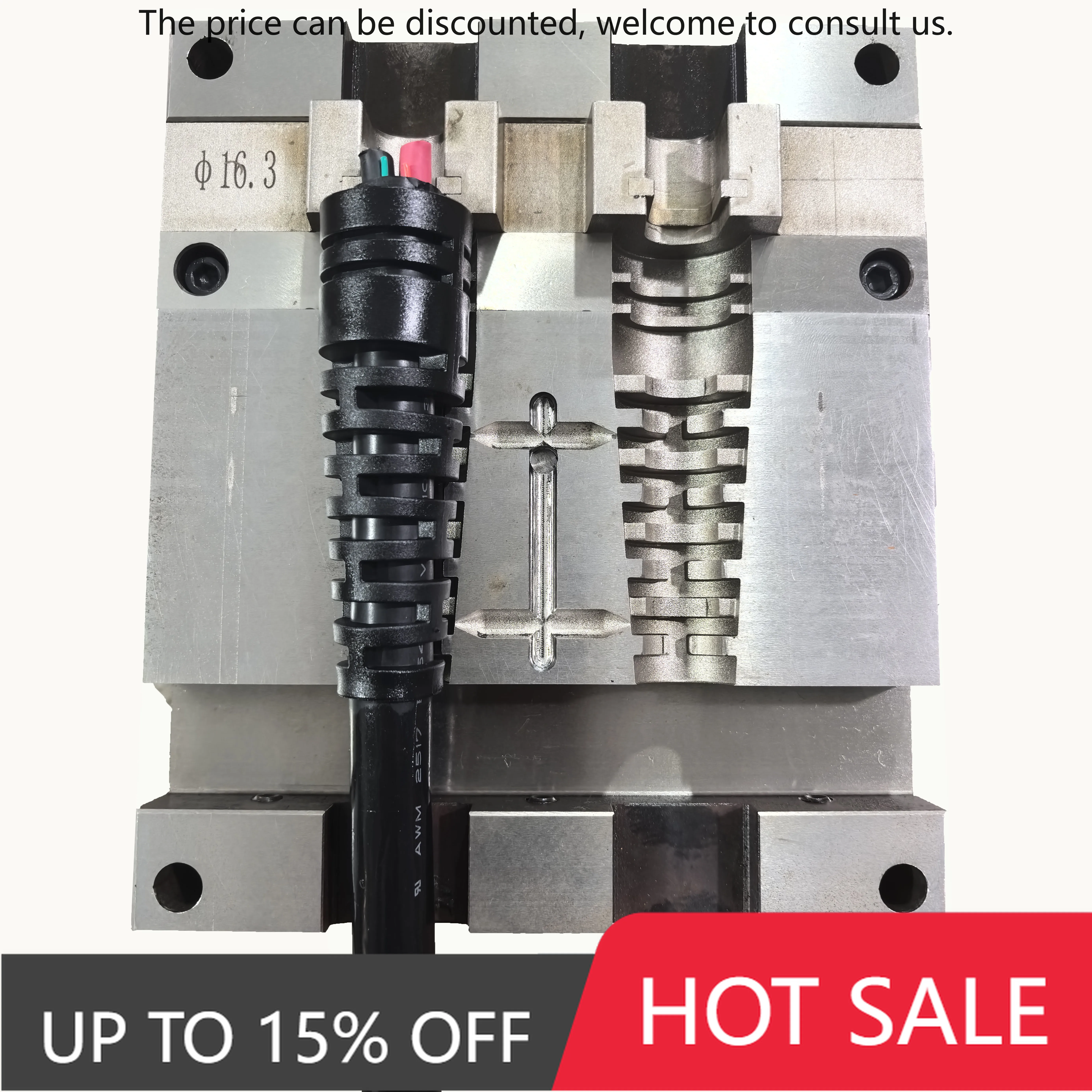 

Custom Plastic Injection Mold Maker Wire Connector Plastic Injection Molding Service SR Mold With 2 Cavities