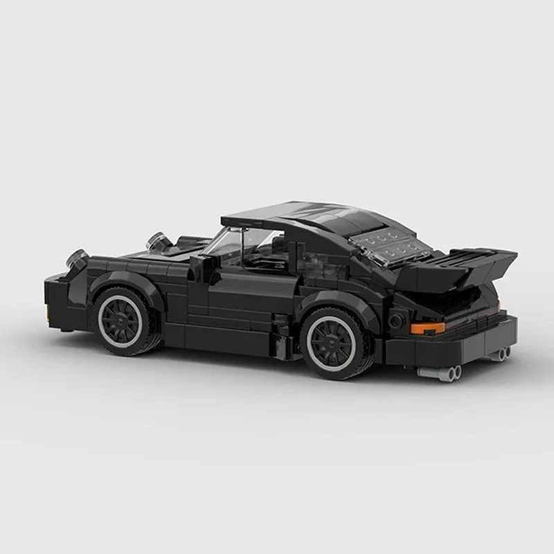 Moc compatible car model 911Turbo sports car technology modular building block gift Christmas children's toy DIY set assembly