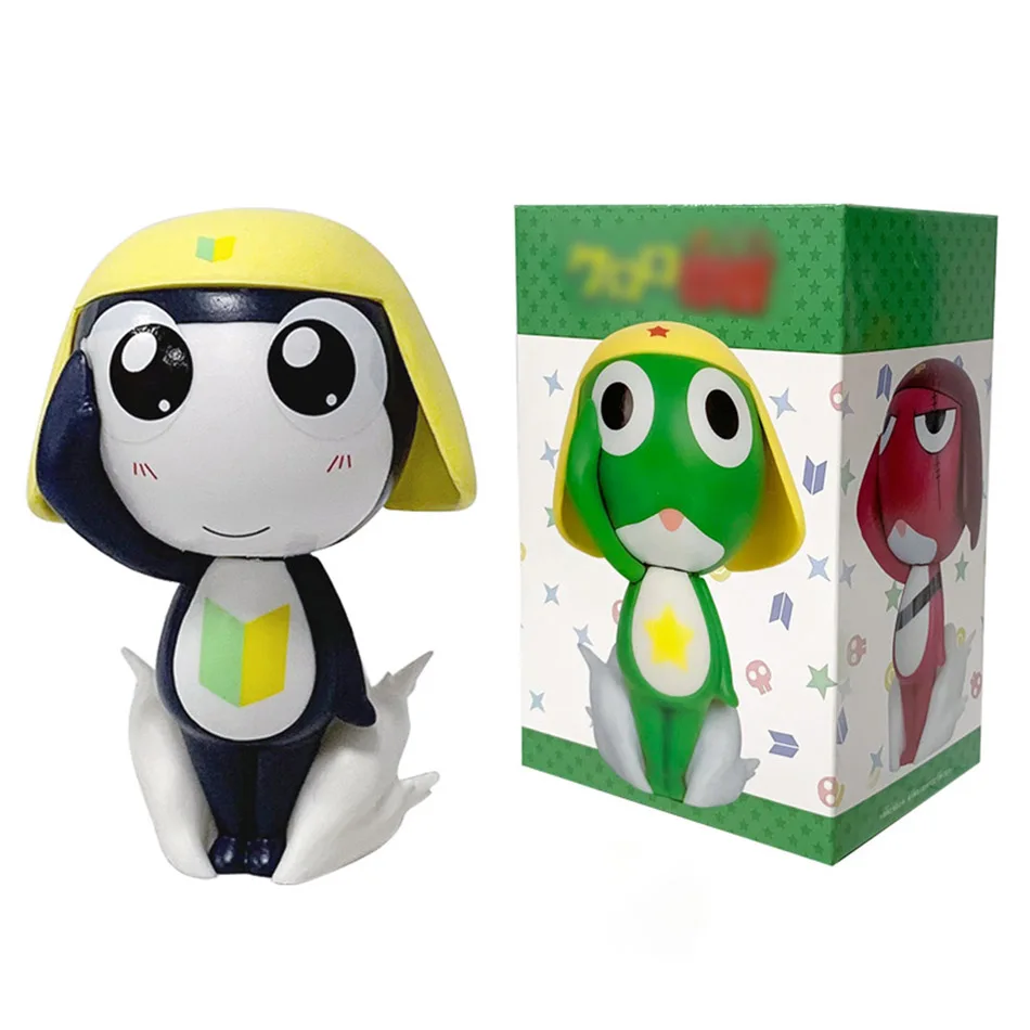 Anime-Peripheriegerät im neuen Stil „KERORO“: Sergeant, private zweite Klasse und Corporal-Roboter-Alien-Figur, Geschenk- und Sammelartikel