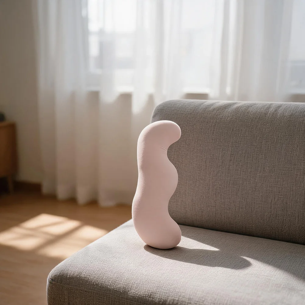 Cooling Hugging Pillow With Gel-Infused Core Washable Cover And Ventilated Fabric For Side Sleepers And Expecting Mothers