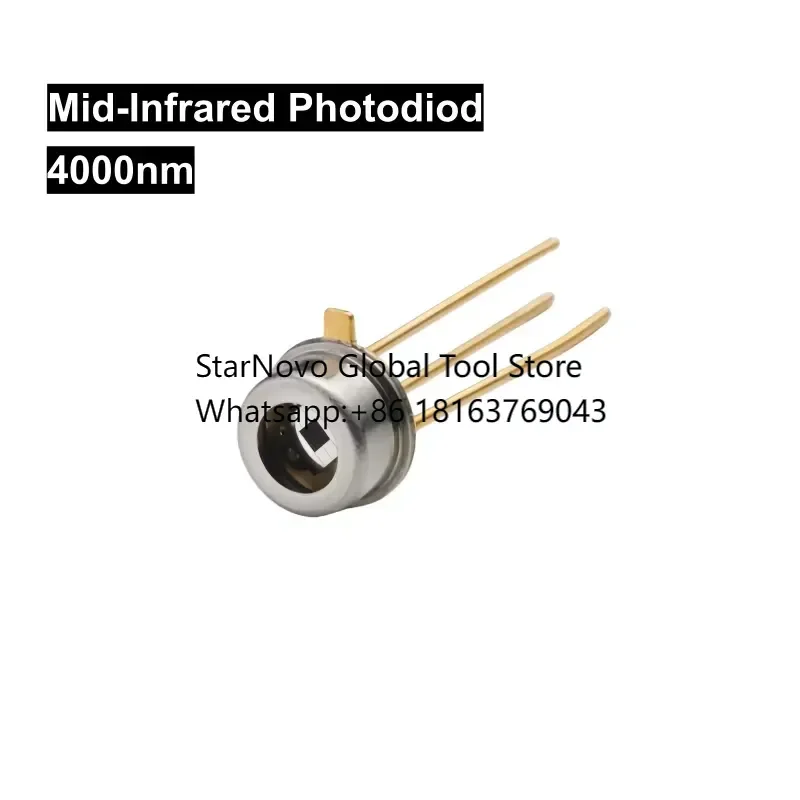 2026 Hot！ TO-18 Photoelectric Sensor 4000nm IR Mid-Infrared Photodiod with Metal Head IR LED Chip
