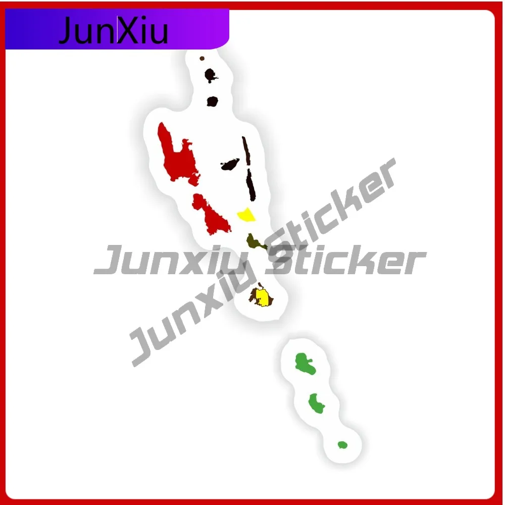 

Vanuatu Map Flag Artistic Auto Exterior Detail Fits Vehicle Exterior Decoration Needs