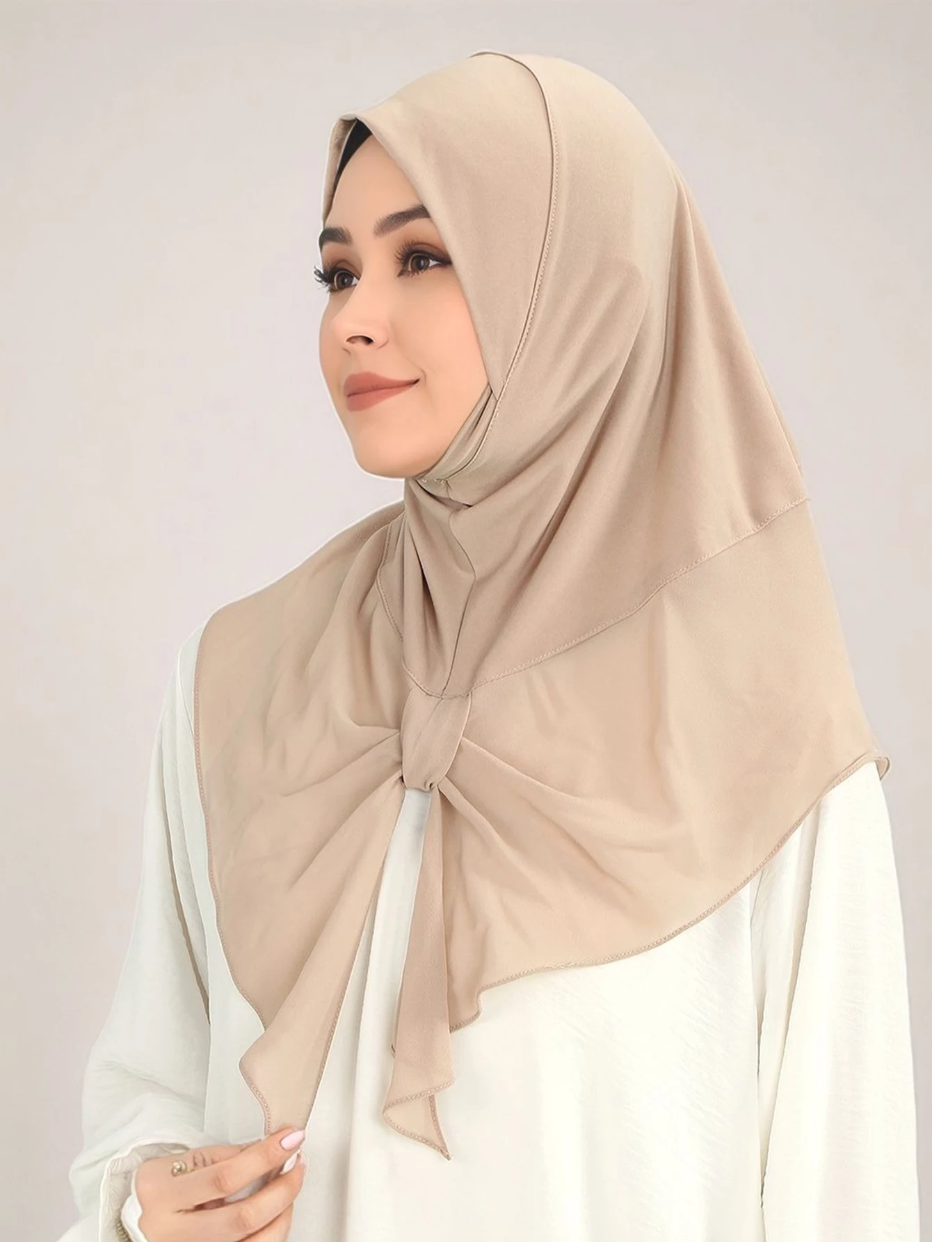 القوس الحجاب الفوري حك للنساء المسلمات الحجاب شال الأوشحة الإسلامية سهلة الارتداء رمضان عيد الحجاب العربي قبعة عمامة