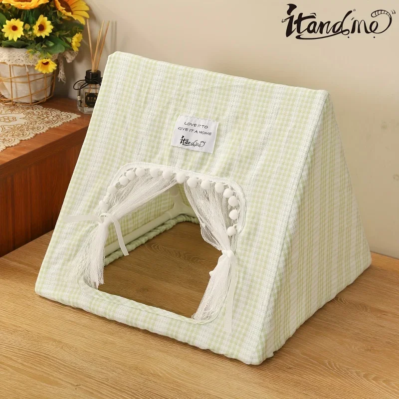 Cozy Polyester Pet Tent For Guinea Pigs & Rabbits - Itandme Small Animal Hideaway With Soft Cushioning