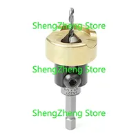 1Pcs 82 Degree Woodworking Countersink Drill Bits Carbide Tipped with Adjustable Depth Stop No Thrust Ball Bearing