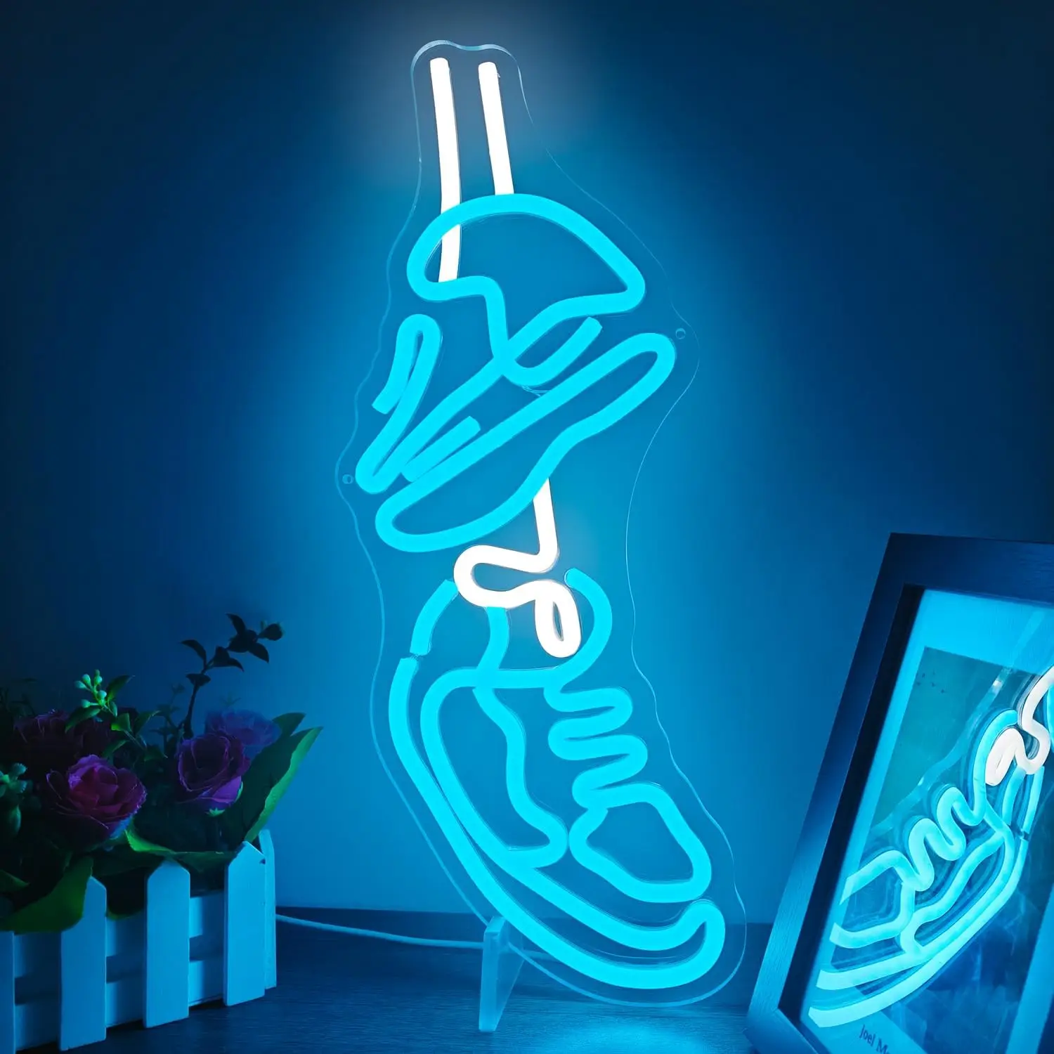 Donut Ice Cream Neon Sign LED Wall Art USB Powered Sweet Dessert Theme Bedroom Kitchen Cafe Party Birthday Bakery Shop  Decor