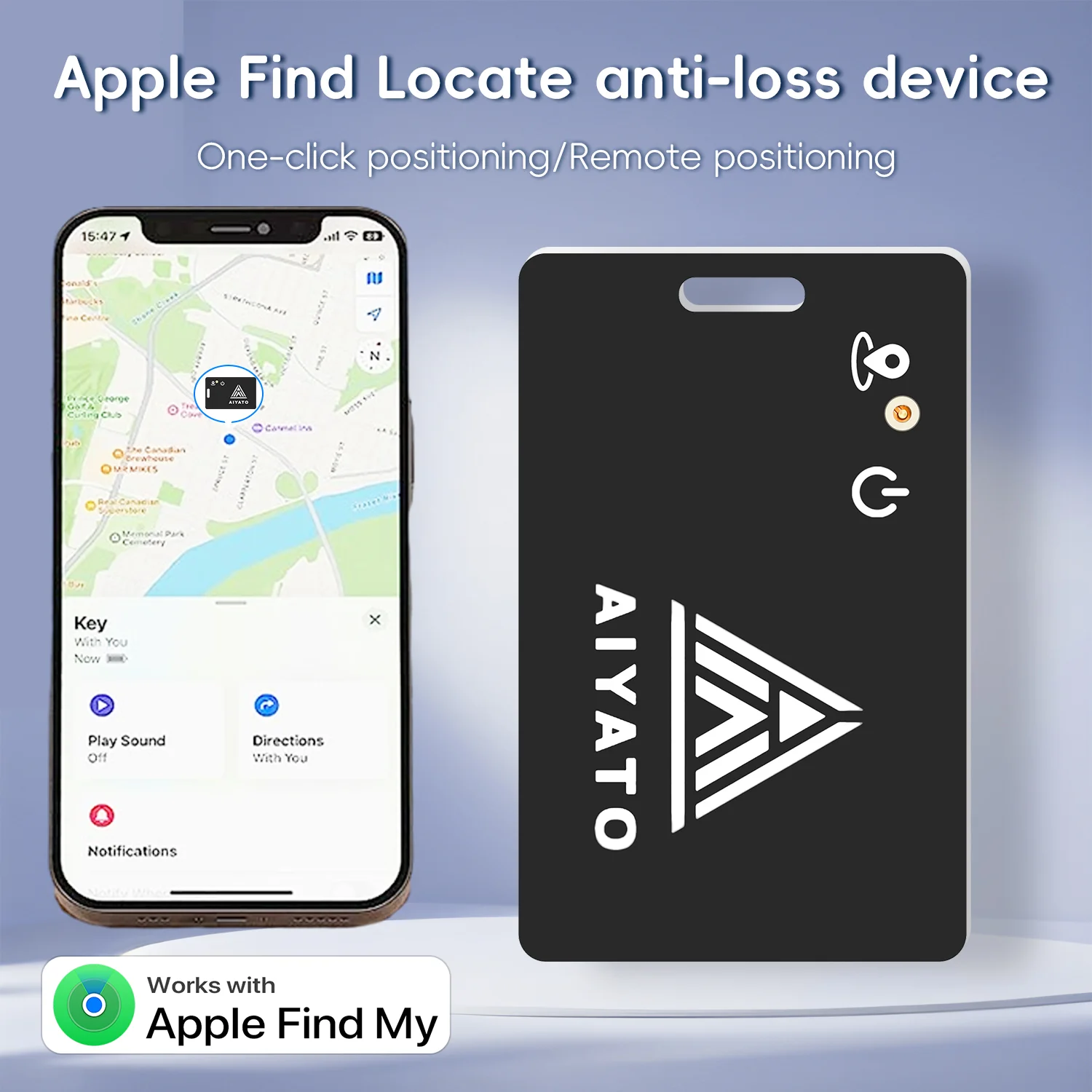 For Apple Find My APP Smart Air Tag GPS Tracker Card Anti Lose Reminder Device Key Finder Pet Kids Bags Wallet Locator Smart Tag