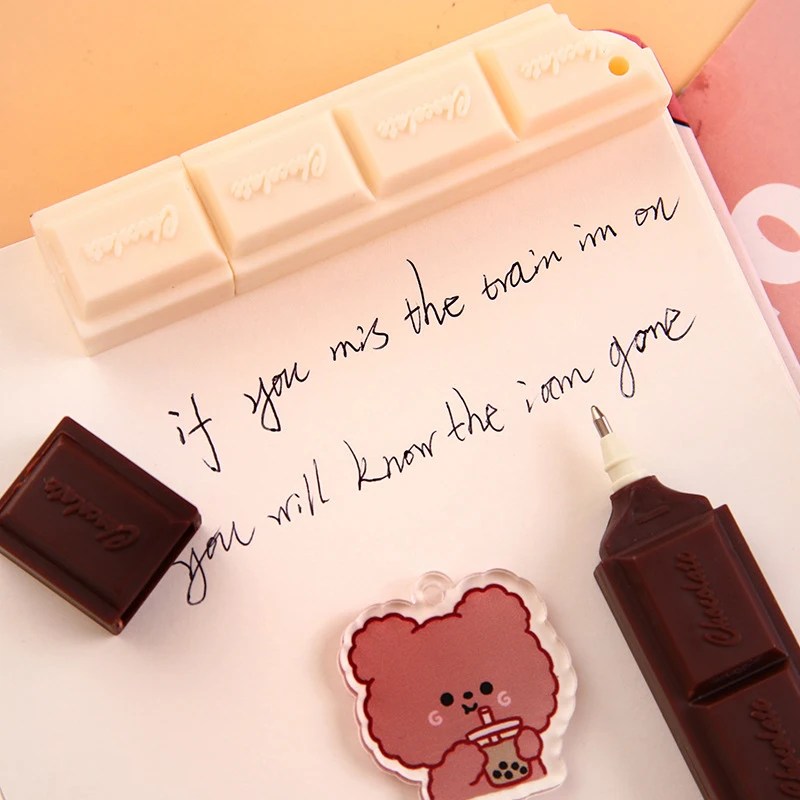 Smooth Writing Chocolate Ballpoint 0.7MM Student Gift Pen Office Signature Strange Creative Stationery