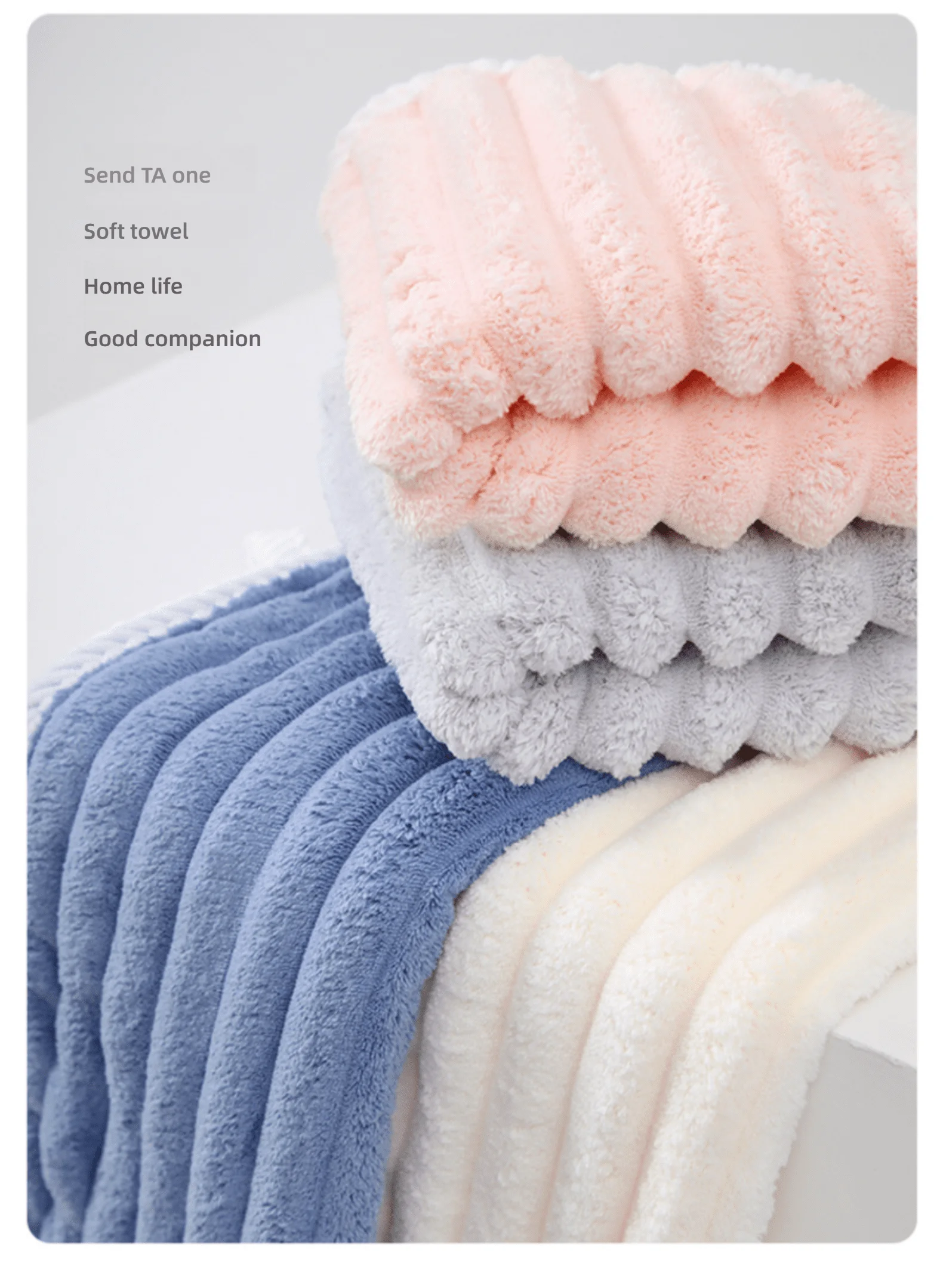 Soft and comfortable men's and women's bath towels, absorbent and comfortable couple's large towels,wrapped towels,  face towels