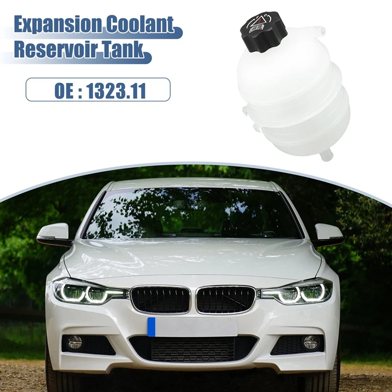 Super Sale 1323.11 1307LQ Radiator Coolant Expansion Header Tank Bottle with Cap for Peugeot 206 CC 1.6 81Kw 110HP 1587CC 2001-2