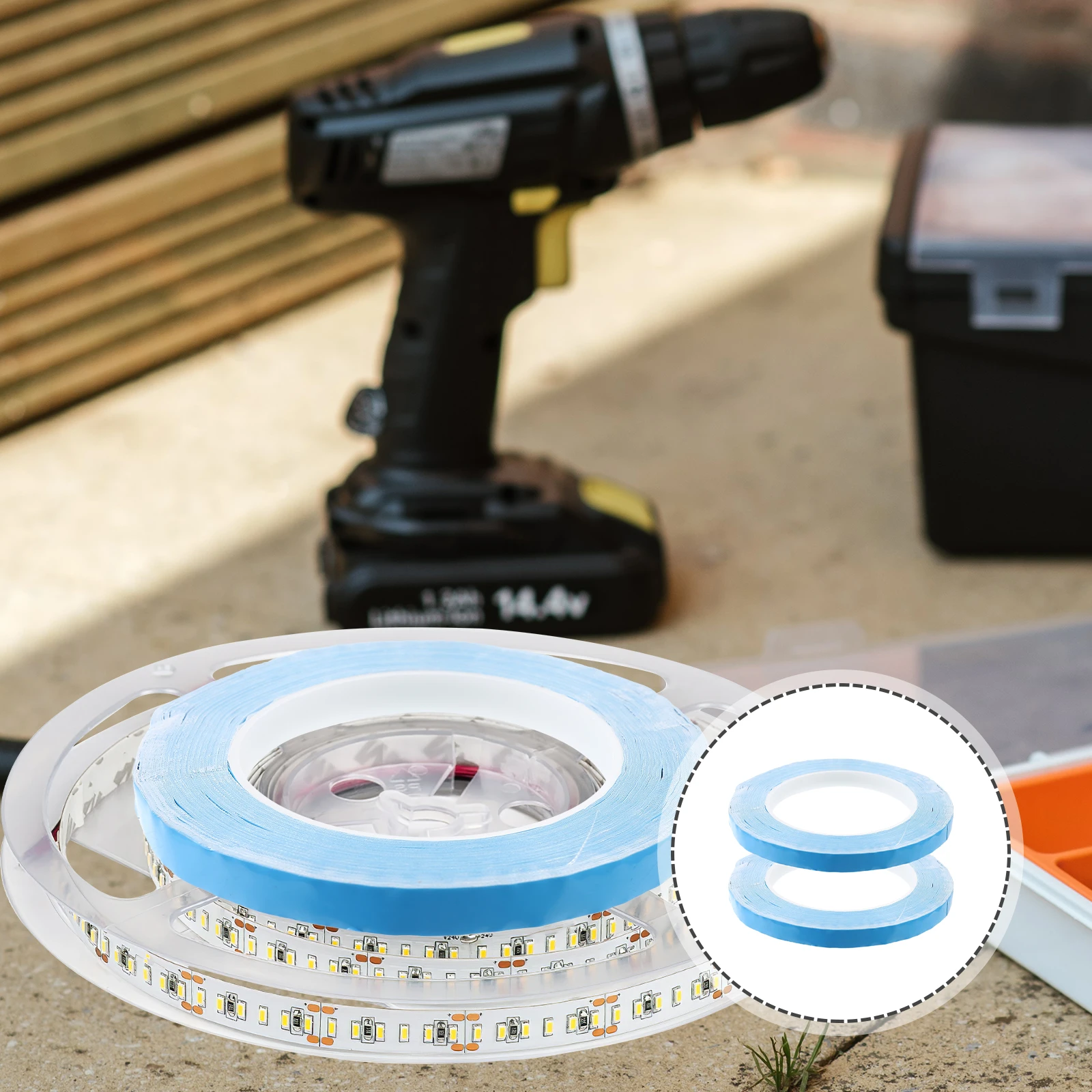 1 Rolle wärmeleitendes doppelseitiges Klebeband mit hoher Viskosität, hitzebeständig bis 100 °C, für CPU-GPU-LED-Kühlkörperkühlung