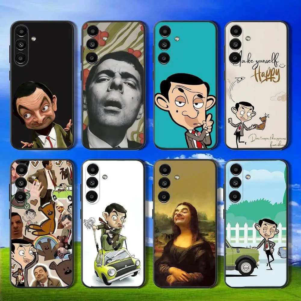 

Funny Mr B- BeanS Phone Case For Samsung Galaxy A13,A21s,A22,A31,A32,A52,A53,A71,A80,Soft Black Shell
