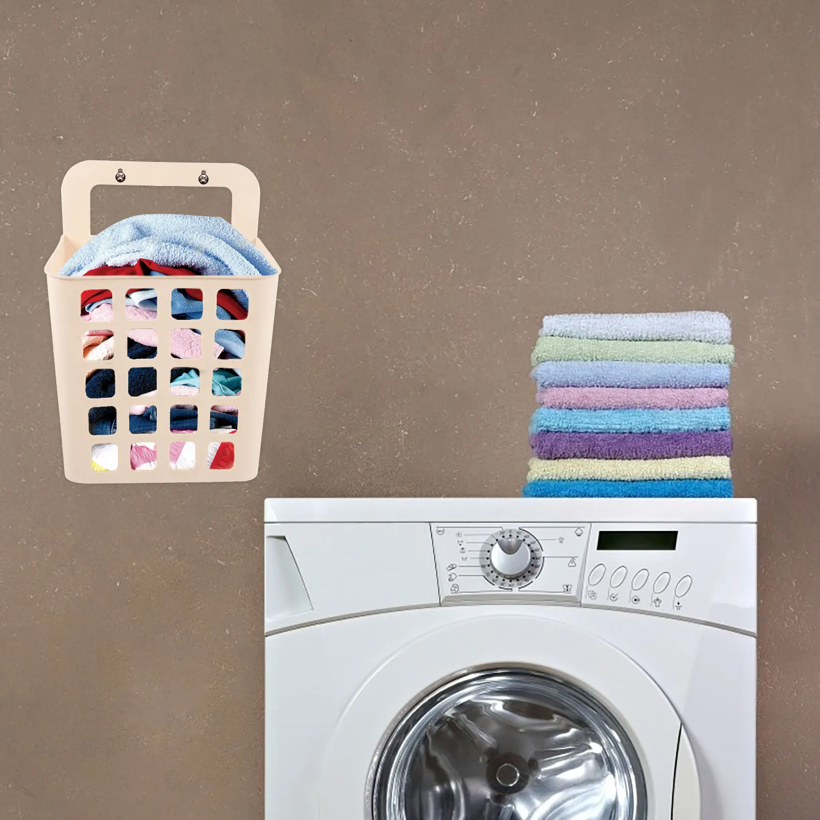 

Foldable Laundry Basket Plastic Hamper Storage Container Green Large Capacity Bathroom ganizer Clothes Baskets Household Closet