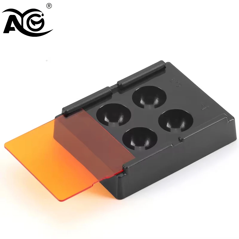 

AG 1 шт. Световой бокс для отбеливания зубов, контейнер для смешивания композитов, защитный чехол для виниров, органайзер для хранения зубных протезов и пластин, инструмент для организации зубных материалов