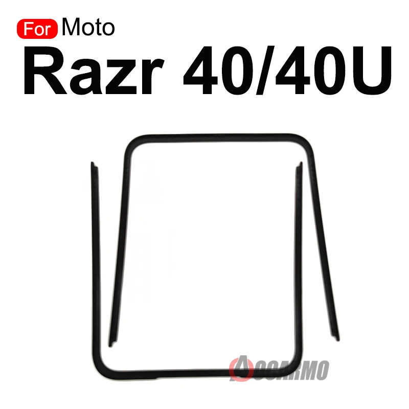 For Motorola Moto Razr 50 Ultra 40 40u Front Screen Stand Middle Bezel Frame LCD Display Bracket Plastic Hoder Repair Parts