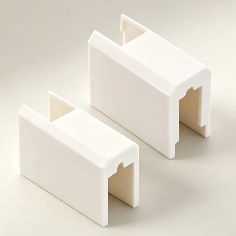 10pcs Plastic Window Stop Bumper With Snap In Design For Sliding Door And Window Safety Organization