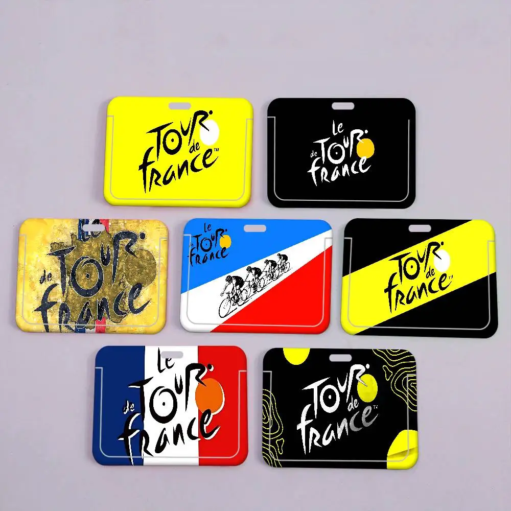 Tour De France Badge Holder PVC Material ID Card Case for Work Nurse Key & Wallet