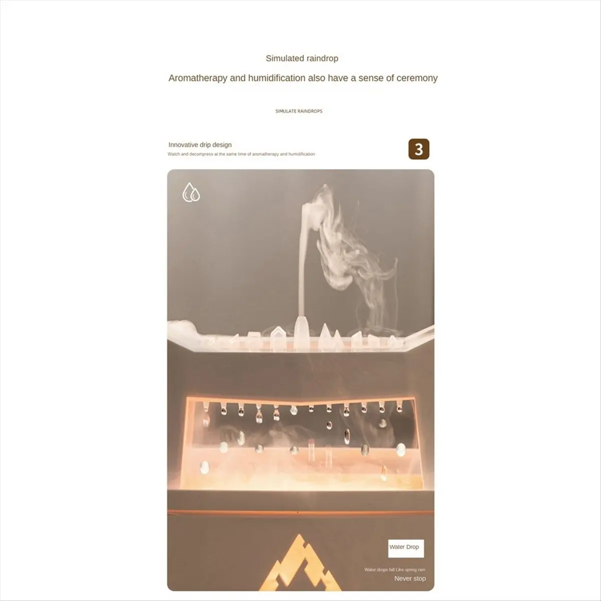 

Увлажнитель воздуха BOFF Rain Drop с диффузором для эфирных масел, 300 мл, светодиодная лампа, пульт ДУ, аромадиффузор в форме облака, вилка стандарта США