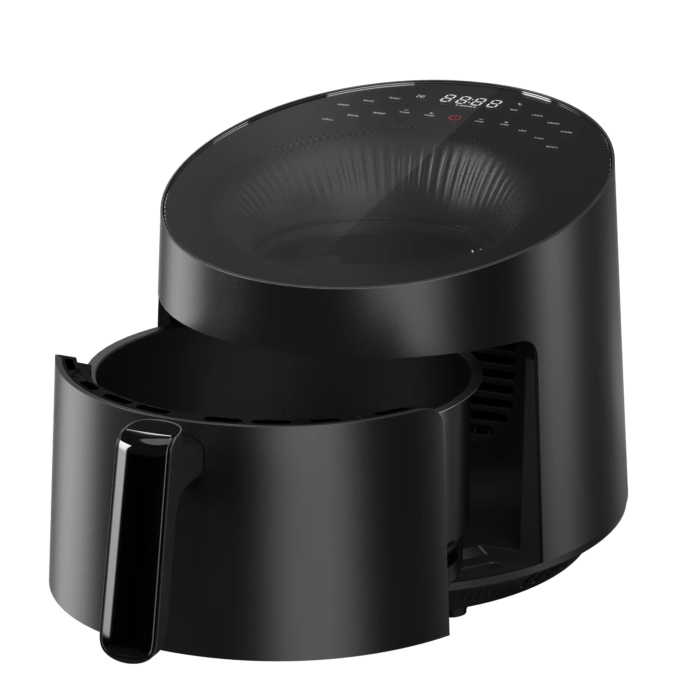 

5L Air Fryer Skylight French Fries Air Fryer Top View Air Fryer Hidden Fan Blades, Metal Interior, 1500W Turbo Heat,