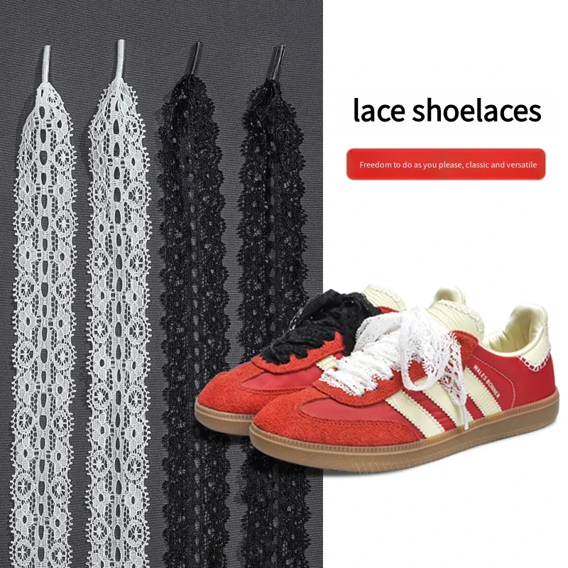 Fashion Casual Shoes Lace Laces 3cm Width Flat Shoelaces Multiple colors Rope Shoelace for Shoes Accessories 120/140/160CM 1Pair
