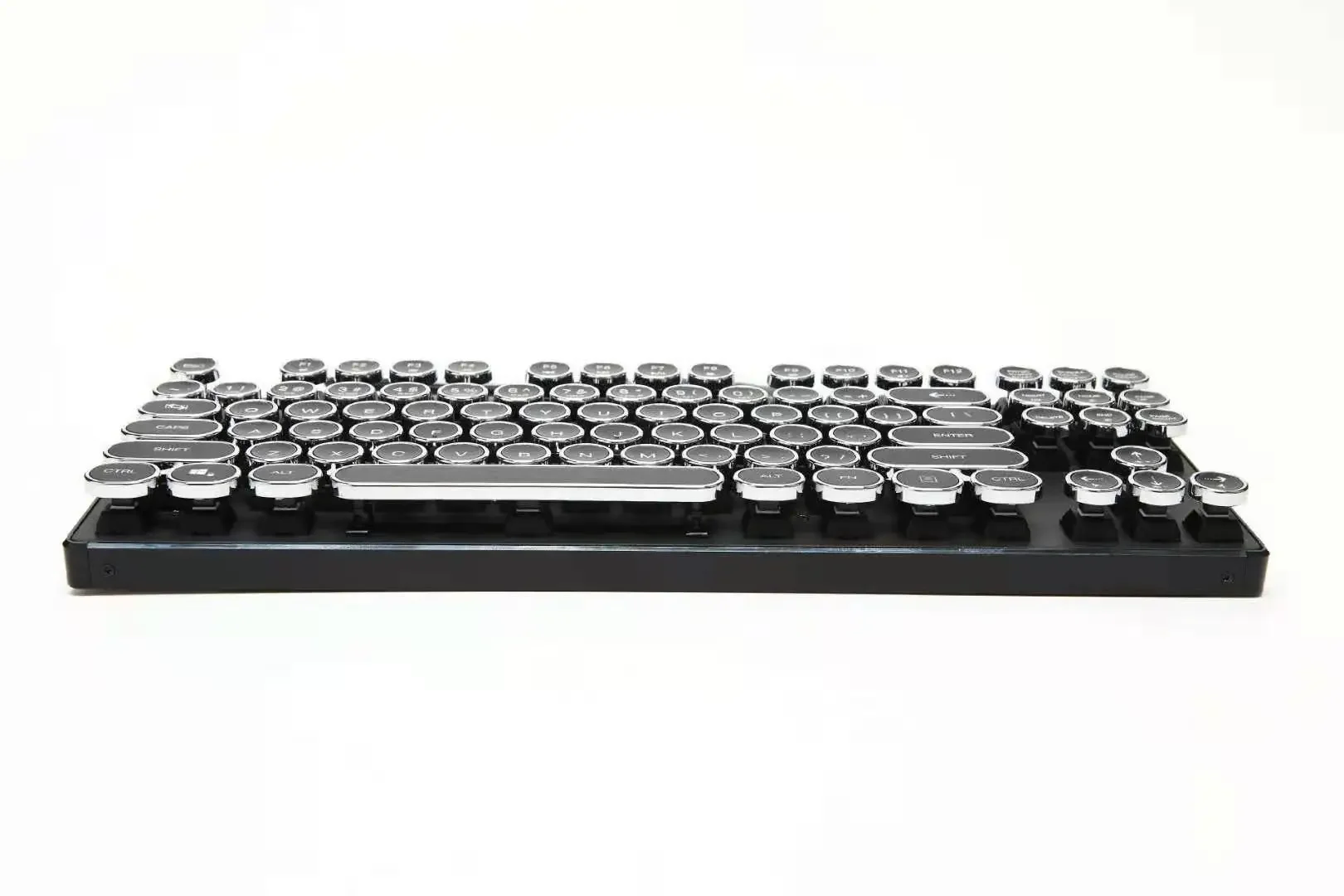 Hot Selling 87 Key Aluminum Alloy Machine Mechanical Retro typewriter keyboard