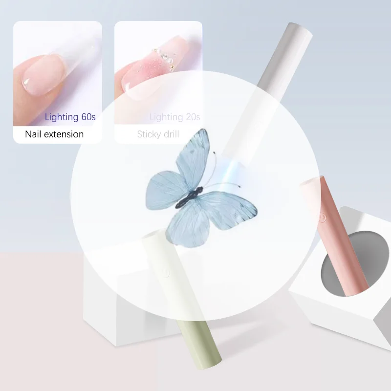 Máquina de fototerapia de uñas de secado rápido, LED UV, 3W, esmalte de Gel, lámpara secadora de uñas, herramienta de manicura, equipo de salón recargable