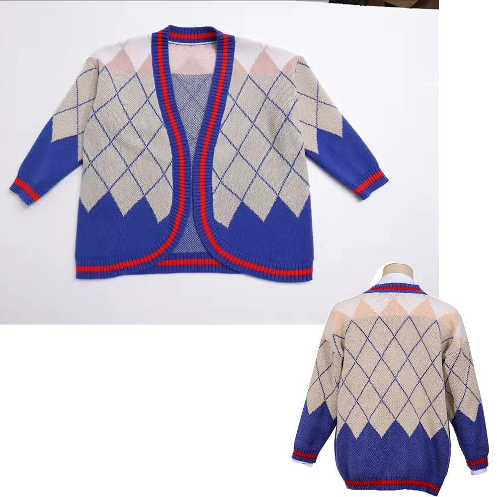 Love And Deepspace Rafayel Qiyu Cosplay Costume   Adult Unisex Qiyu Sweater Shirt Asymmetric Cardigan Warm Coat Top
