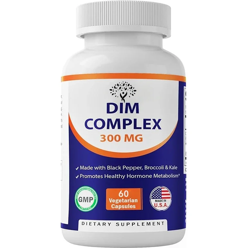 Dim Supplement Complex For Women & Men - 300mg-made With Black Pepper, Broccoli Powder & Kale Powder - Non-gmo & Gluten Free