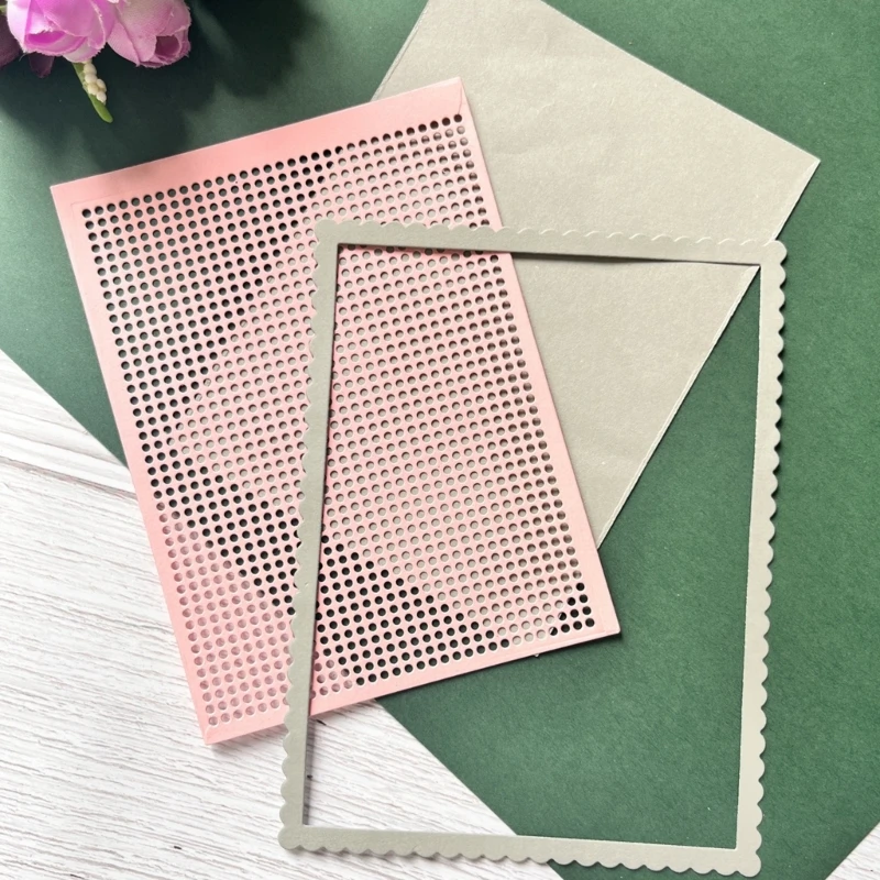 Cross Stitch Metal Cutting Dies Stencils for DIY Scrapbooking Decorative Embossing Paper Cards Template Die Cuts Mold Y5GB