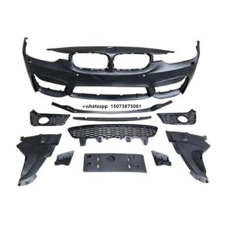 Auto Parts Car Accessories M3 F30 Front Bumper Body Kit Grill W/hole for  3 Series F30 M3