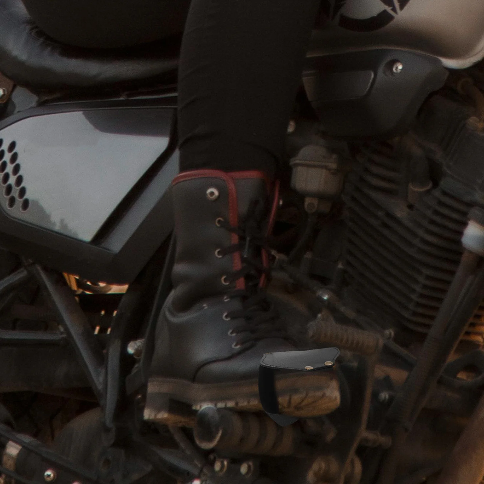 

Universal Boot Cover For Motorcycle Gear-Shift Protector Compact Waterproof Pu Shoe Pad For Cycling Motorbikes Accessories