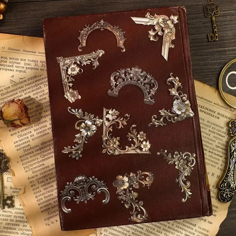 

24 Sheets/pack European Style Stickers Decoration Beauty Retro Series Handbags DIY Collage Base 4 Styles