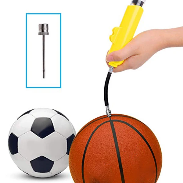 NEW-Outdoor Sports Two-Way Mini Ball Pump Portable Air Pump With Ball Needle And Plastic Mouth Inflatable Suitable For A Variety