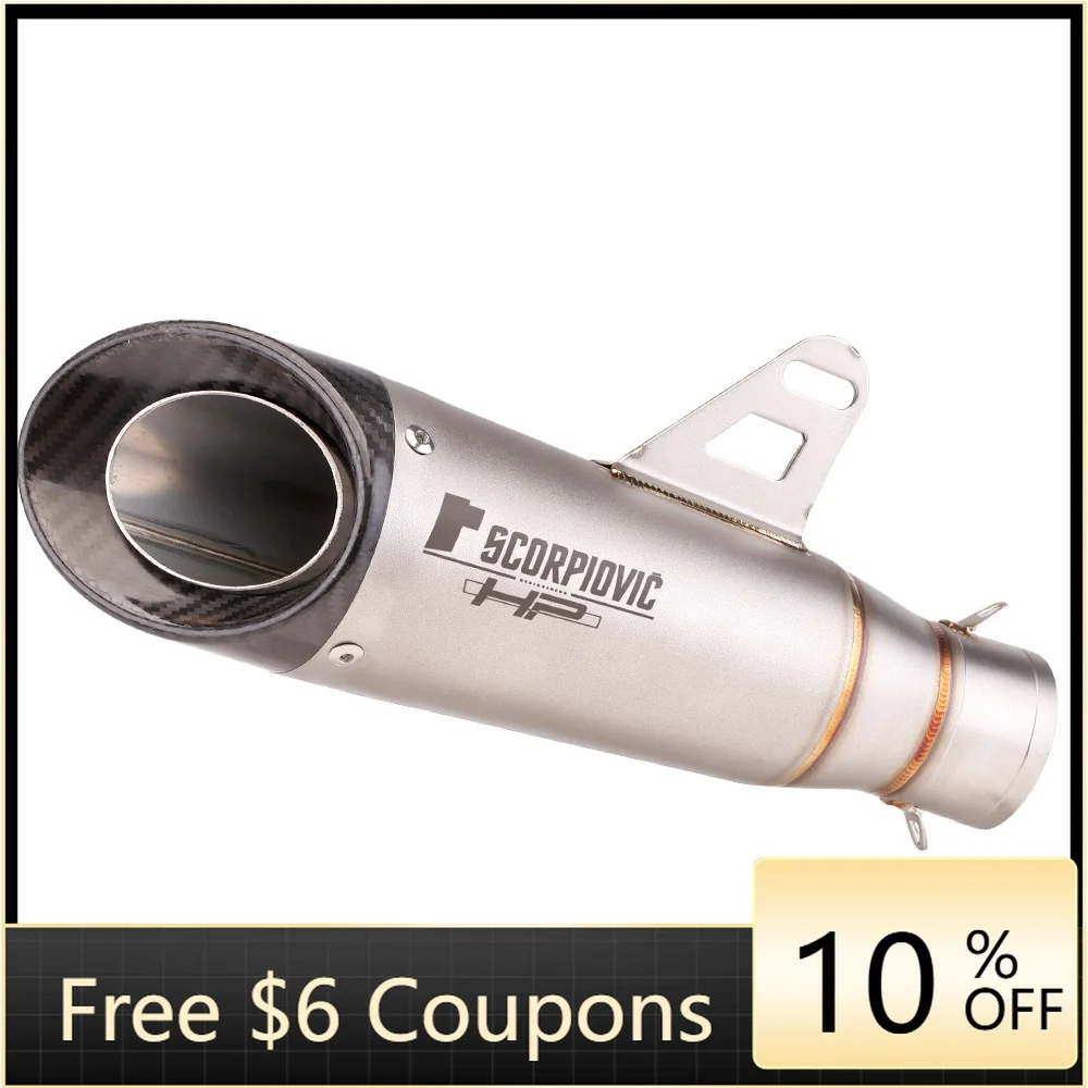 

STLF Универсальная выхлопная система мотоцикла, модификация выхлопной системы, новый сорт, 51 мм, аксессуары для двигателя мотоцикла C22