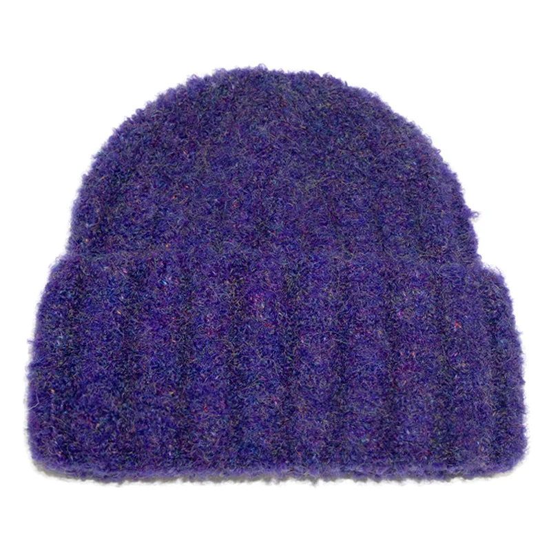 

Head Cap Hugger Toque Stocking Watch Woolen Knitted Hat Women Young Winter Thickened Outdoor Woolen Versatile Men 2M105