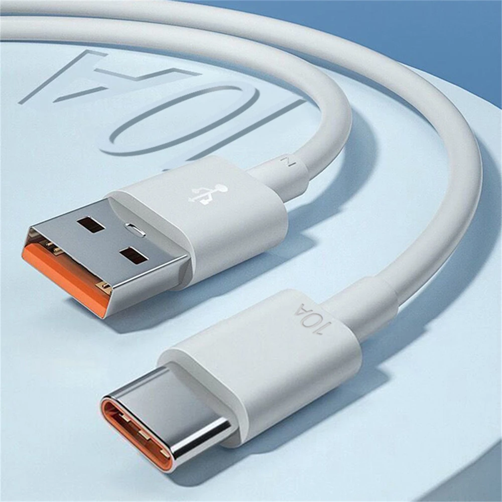 10A 120W Type C USB Cable Super Fast Charge For Huawei Mate 60 50 40 Xiaomi Samsung Honor 80 Quick Charger USB C Cable Data Cord