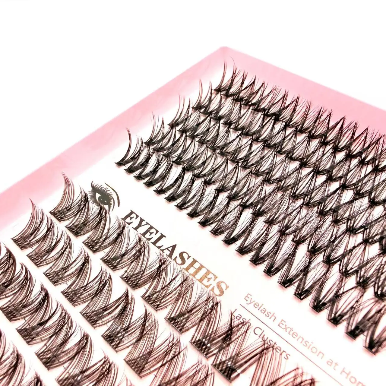 Hot Selling DIY Mix Clusters False Eyelashes Kit with Lash Bond & Seal and Tweezers for Daily Makeup Party Look