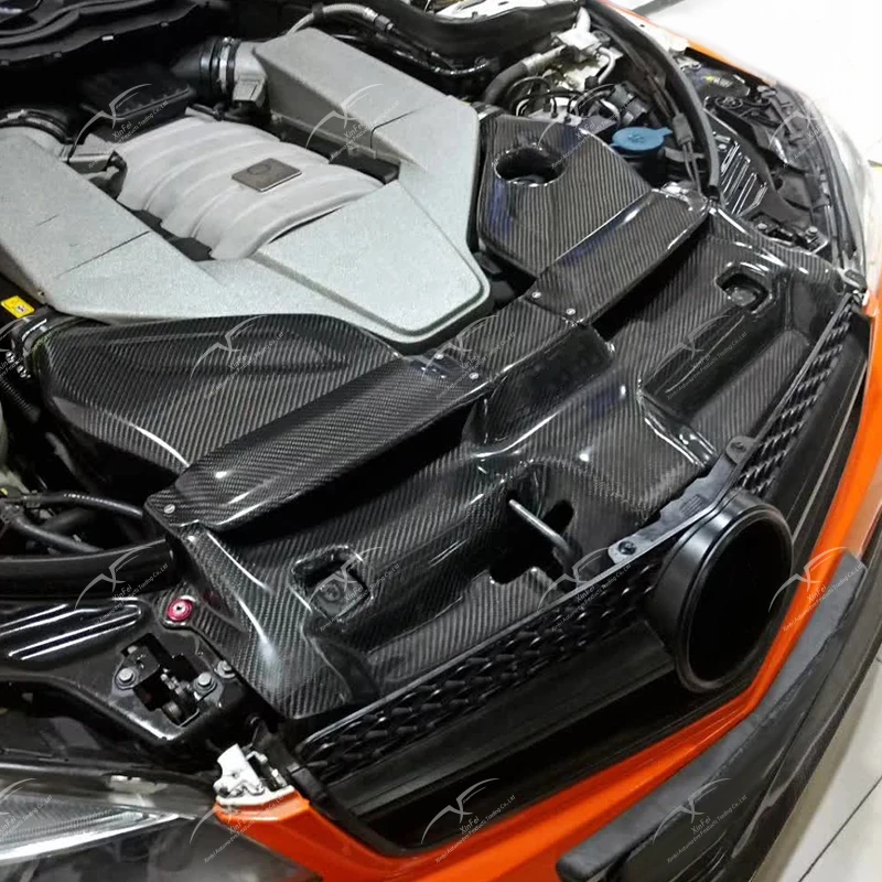 Suitable for  C63 W204 Automotive Parts Carbon Fiber Cold Intake System Kit Cold Intake Filtration System - Image 3