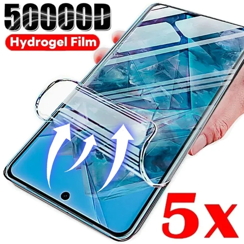 5-1Pcs Soft TPU Screen Protectors for Google Pixel 9 Pro 9 Pro XL HD Clear Anti-scratch Hydrogel Film for Google Pixel 9 Covers