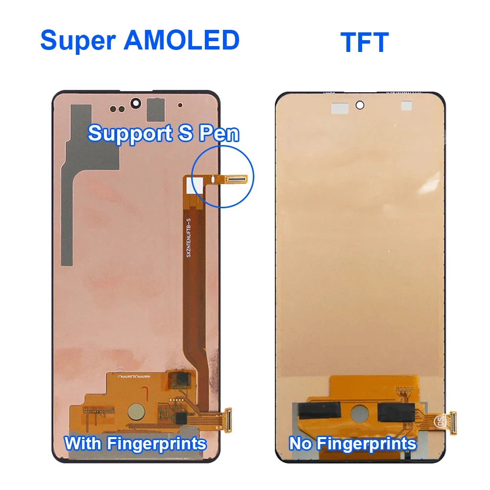 AMOLED Note10 Lite Display Screen for Samsung Galaxy N770F N770F/DS N770F/DSM Lcd Display With Touch Screen Digitizer Parts